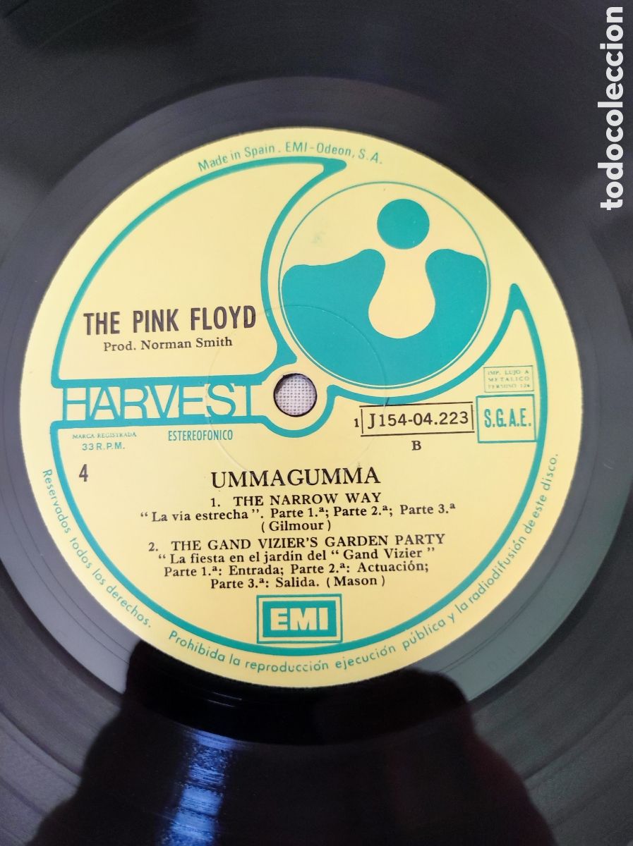 Discos de vinilo: PINK FLOYD - UMMAGUMMA - Foto 8