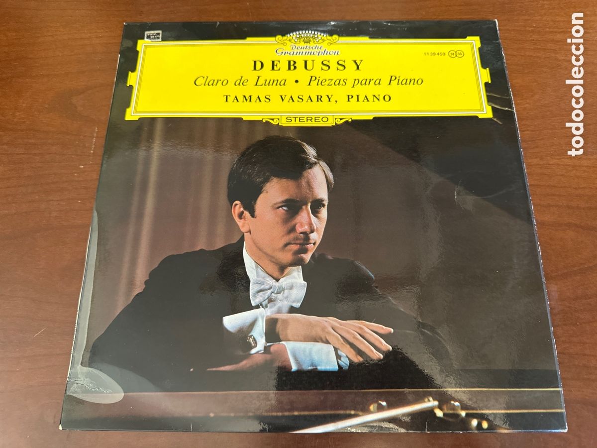Discos de vinilo: LP. Claude Debussy - Tam&aacute;s V&aacute;s&aacute;ry &ndash; Claro De Luna - Piezas Para Piano