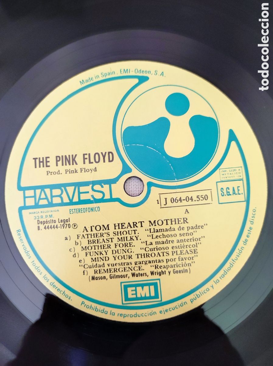 Discos de vinilo: PINK FLOYD - ATOM HEART MOTHER - Foto 5