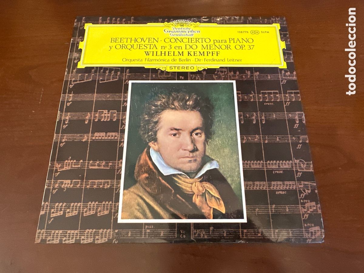 Discos de vinilo: BEETHOVEN CONCIERTO PARA PIANO 3 LP - WILHELM KEMPFF - EDICION ESPA&Ntilde;OLA