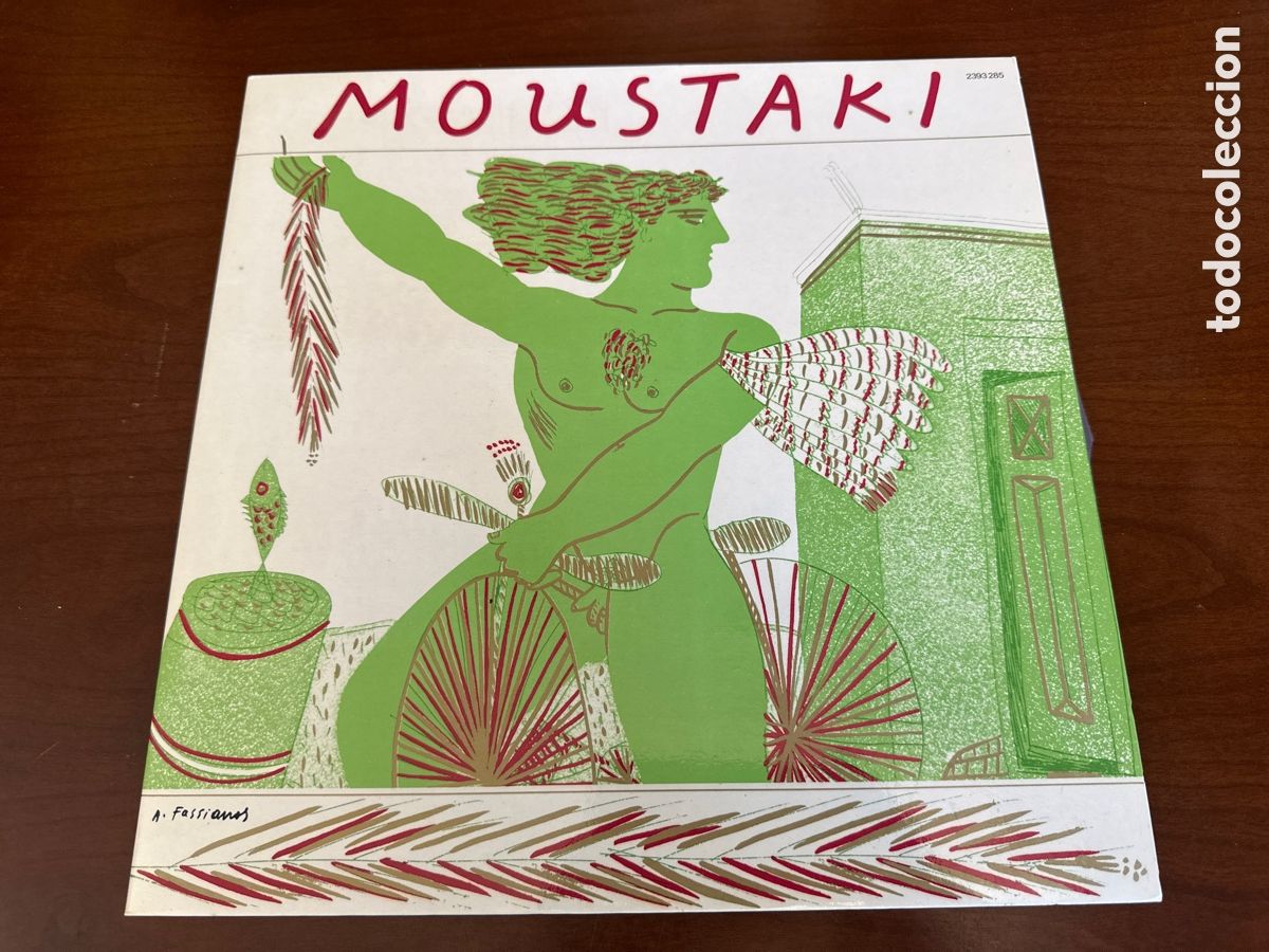 Discos de vinilo: GEORGES MOUSTAKI (ESPA&Ntilde;A-POLYDOR-1981) LP CARPETA DOBLE