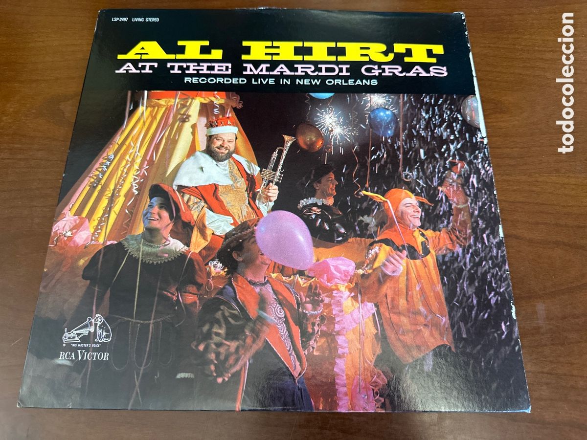 Discos de vinilo: AL HIRT AT THE MARDI GRAS. RECORDED LIVE IN NEW ORLEANS. RCA 1962 USA