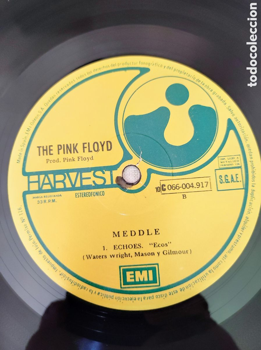Discos de vinilo: PINK FLOYD - MEDDLE (1971) - Foto 5