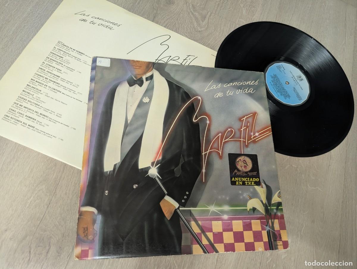 Discos de vinilo: MARFIL - LAS CANCIONES DE TU VIDA ..LP DE 1982 - BELTER CON ENCARTE . FUE ANUNCIADO EN TV .