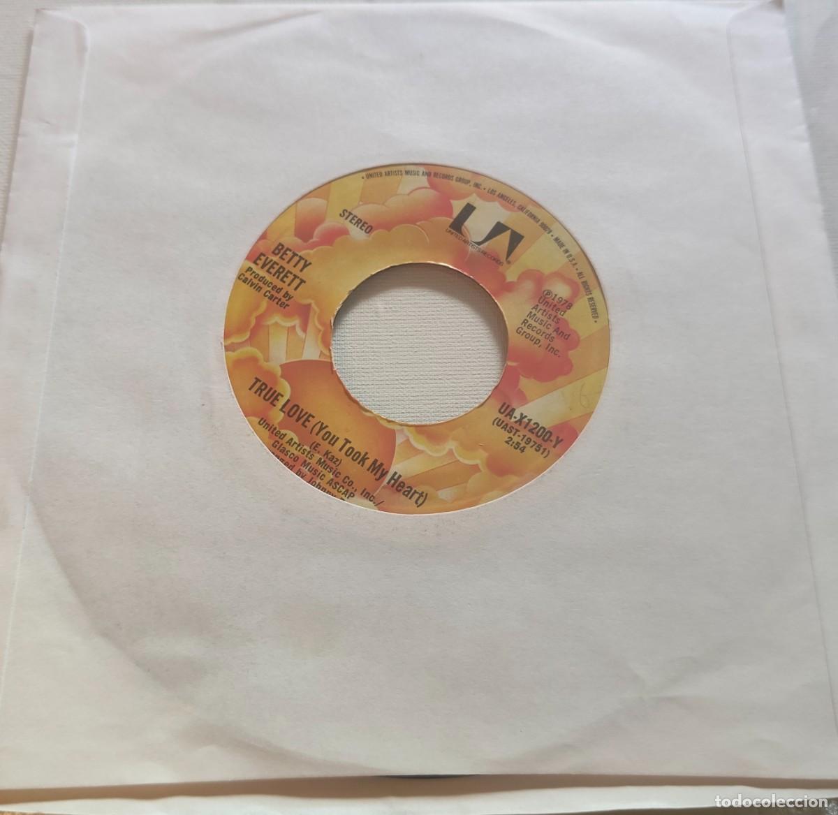 Discos de vinilo: BETTY EVERETT- TRUE LOVE/YOU CAN DO IT - Foto 2