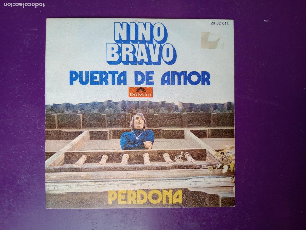Discos de vinilo: Nino Bravo &ndash; Puerta De Amor - Sg POLYDOR 1970 - MUY POCO USO