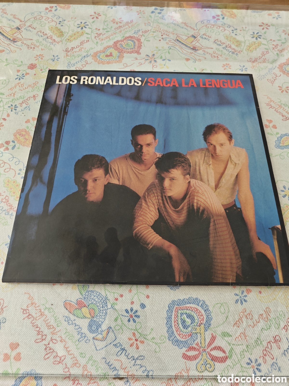 Discos de vinilo: LOS RONALDOS - SACA LA LENGUA - LP - VINILO - 1988
