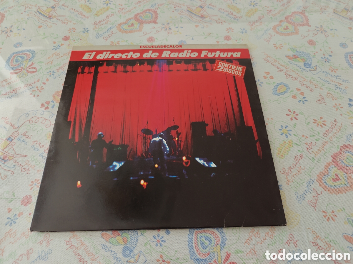 Discos de vinilo: RADIO FUTURA &ndash; EL DIRECTO DE RADIO FUTURA &ndash; DOBLE LP VINILO &ndash; 1989 &ndash; 1&ordf; EDICI&Oacute;N ARIOLA/BMG