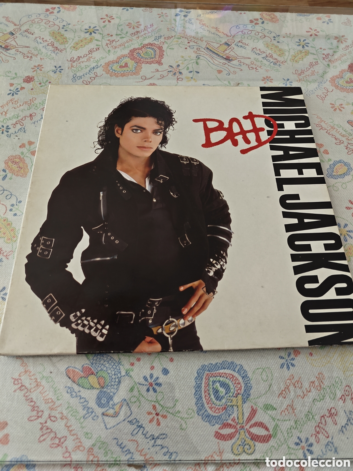 Discos de vinilo: MICHAEL JACKSON &ndash; BAD &ndash; LP VINILO &ndash; 1987 &ndash; POP / FUNK / R&B