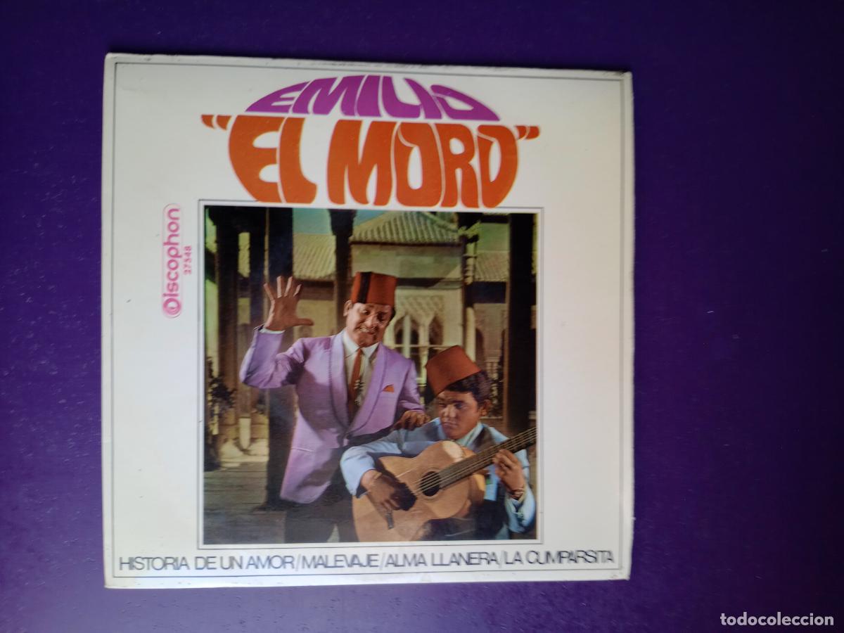 Discos de vinilo: EMILIO EL MORO EP DISCOPHON 1968 - HISTORIA DE UN AMOR +3 - rumbas y cachondeo, humor