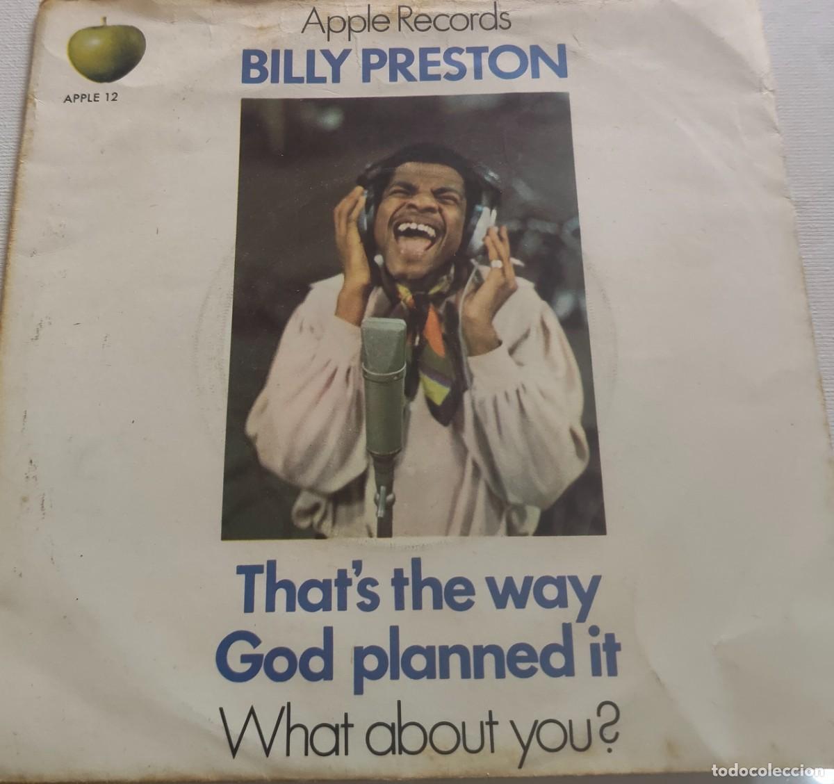 Discos de vinilo: BILLY PRESTON-THAT'S THE WAY WE PLANNED IT/WHAT ABOUT YOU?-PEDIDO MINIMO 11 EUROS