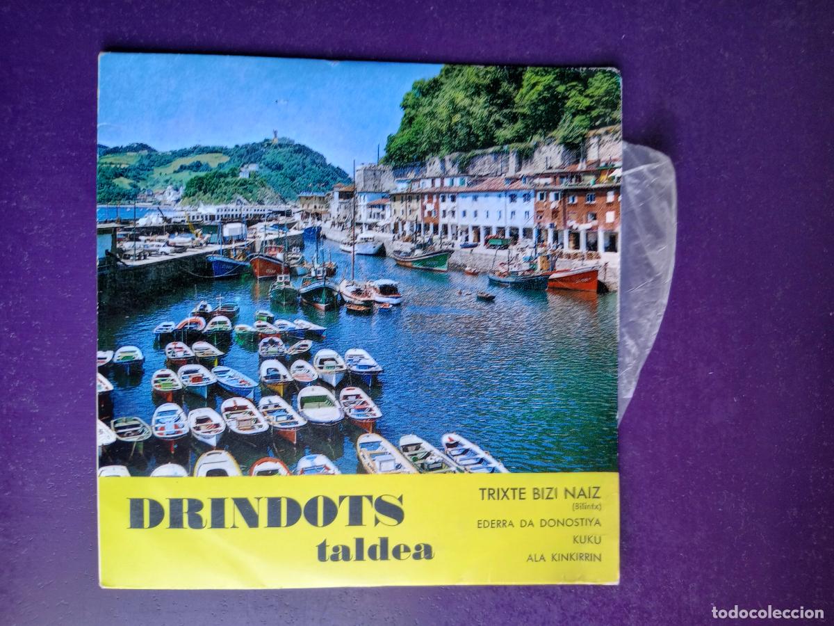 Discos de vinilo: Drindots Taldea - EP USANDIZAGA HISPAVOX 1968 - FOLK EUSKERA - Ederra Da Donostiya +3