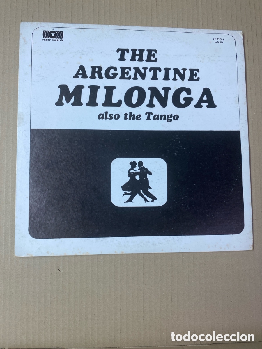 Discos de vinilo: LP THE ARGENTINE MILONGA ALSO THE TANGO