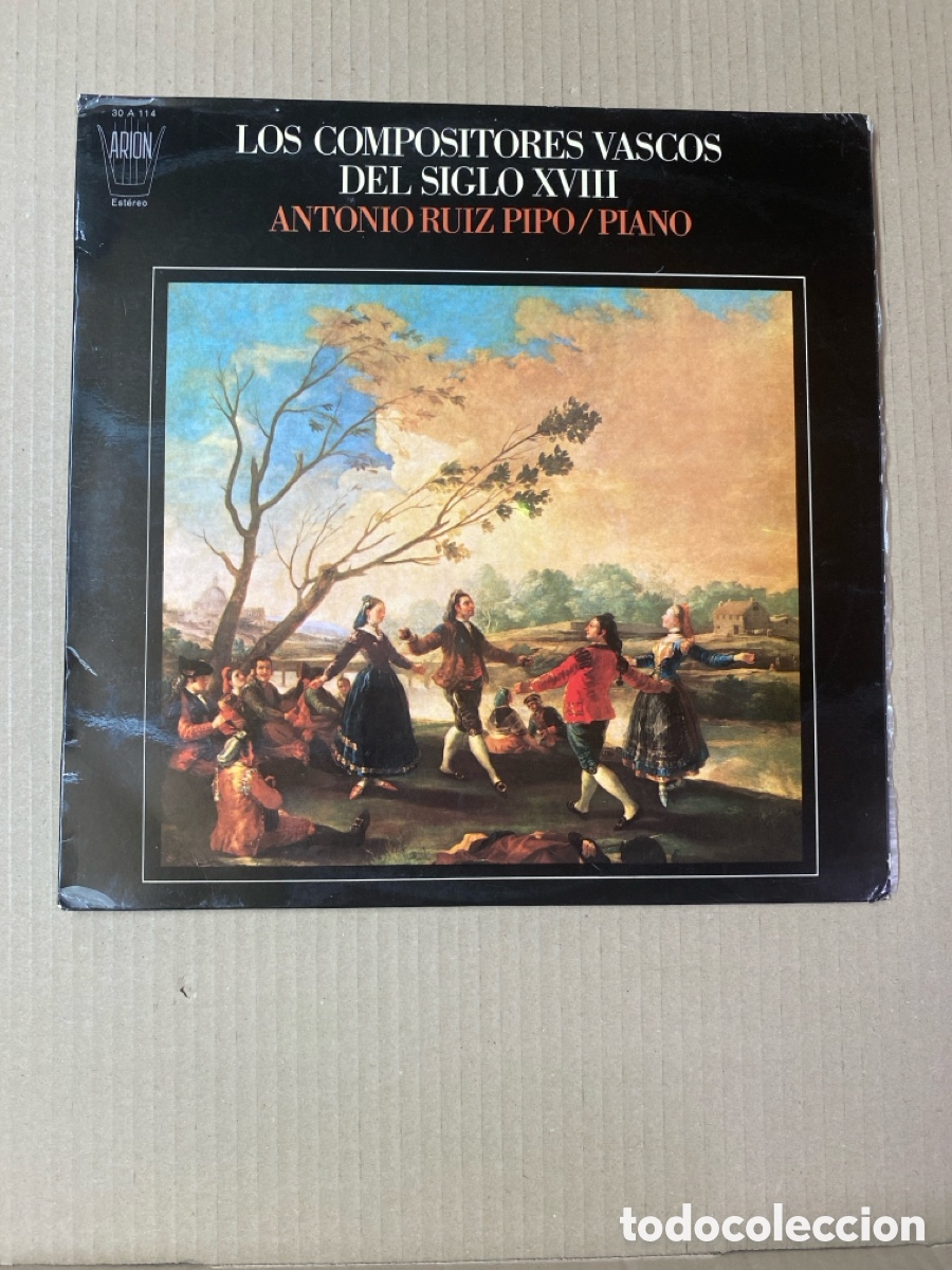Discos de vinilo: LP LOS COMPOSITORES VASCOS DEL SIGLO XVIII. ANTONIO RUIZ PIPO / PIANO