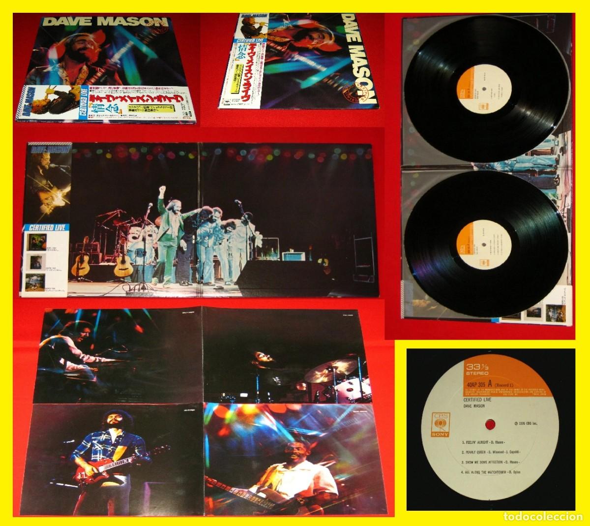 Discos de vinilo: TRAFFIC, DAVE MASON certified live 76 !! 2LPs COMPLETA 1&ordf; EDIC JAPAN + 2 POSTER-ENCARTE, TODO EXC