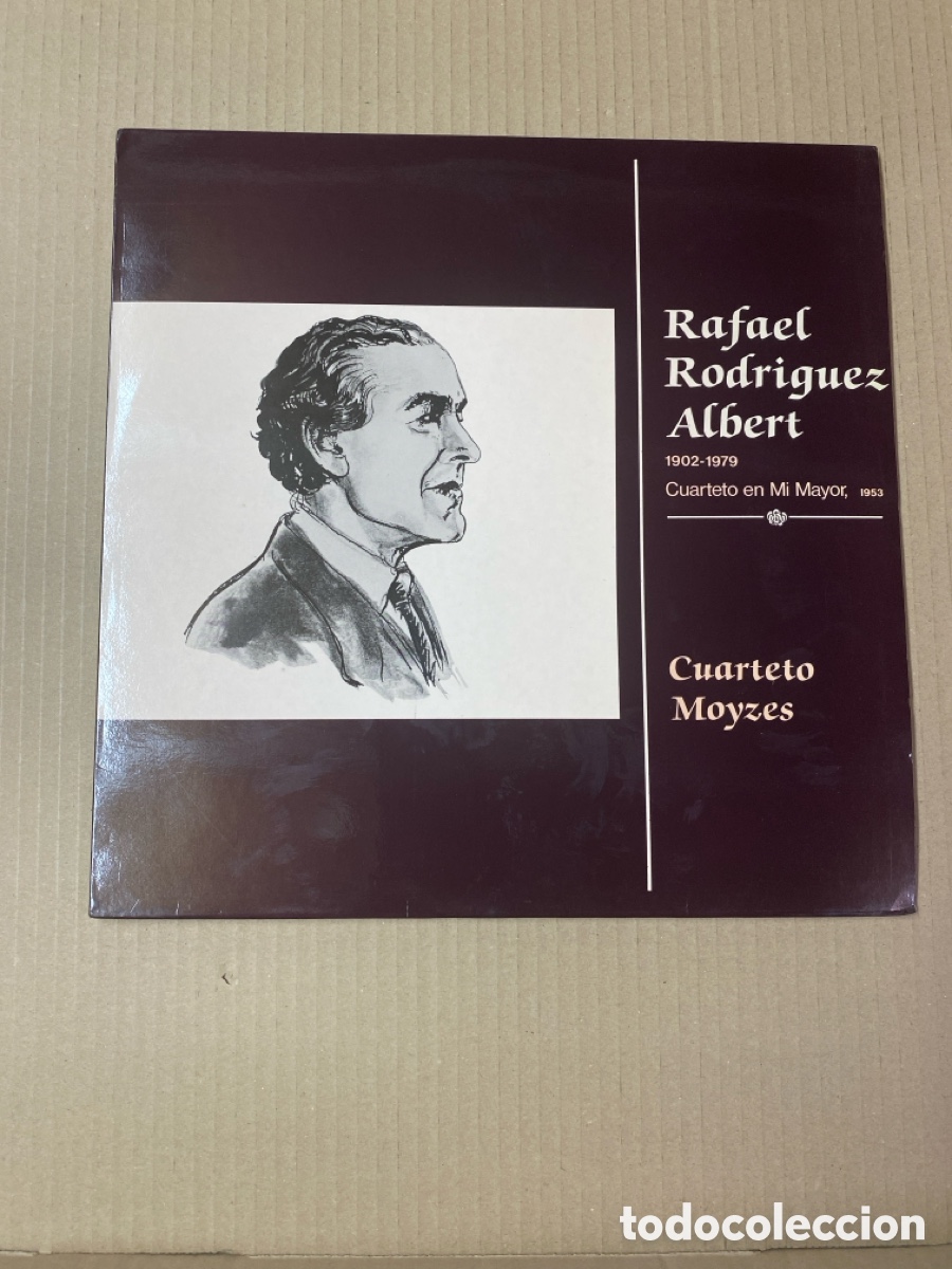 Discos de vinilo: LP RAFAEL RODRIGUEZ ALBERT. CUARTETO MOYZES / ANTONIN DVORAK. CUARTETO TRAVNICEK. Con insert