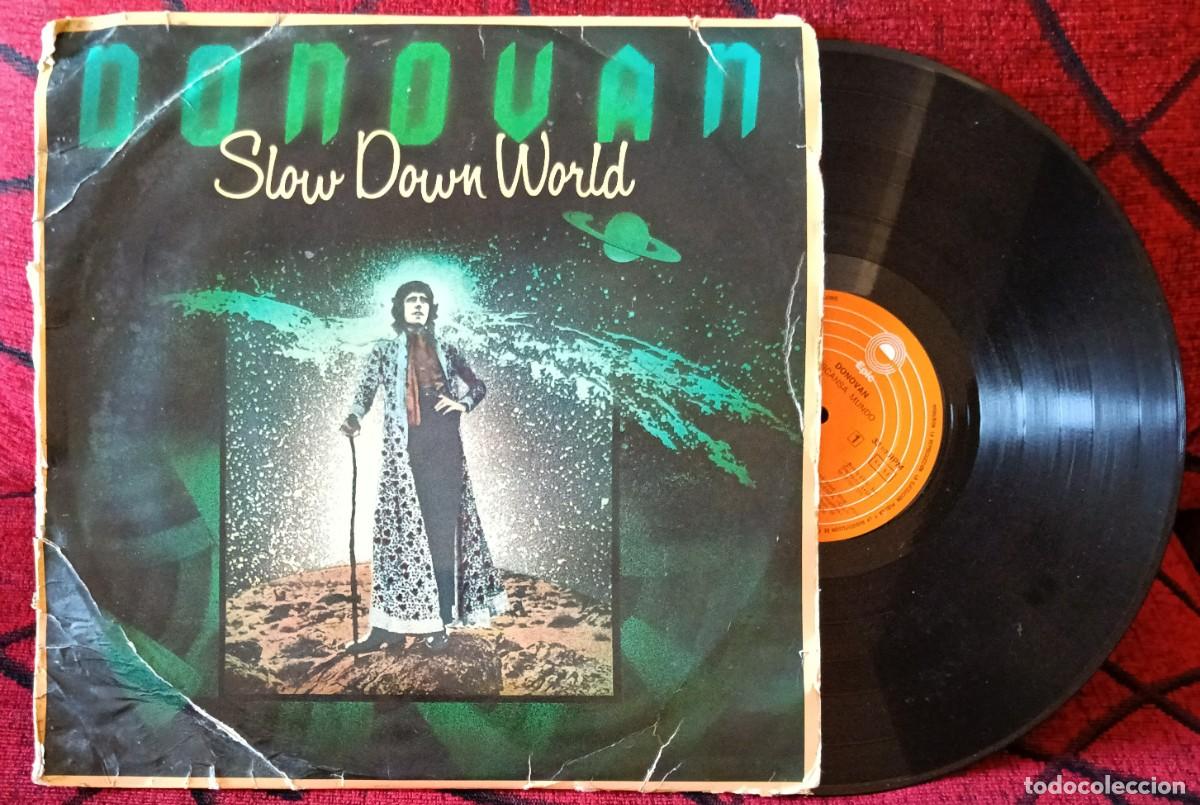 Discos de vinilo: DONOVAN ** Slow Down World ** VINILO LP 1976