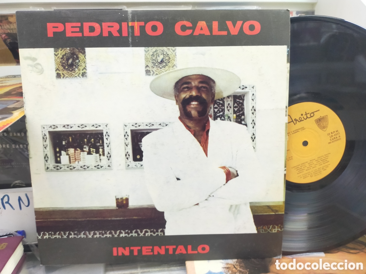 Discos de vinilo: Pedrito calvo LP int&eacute;ntalo boleros Cuba 1989