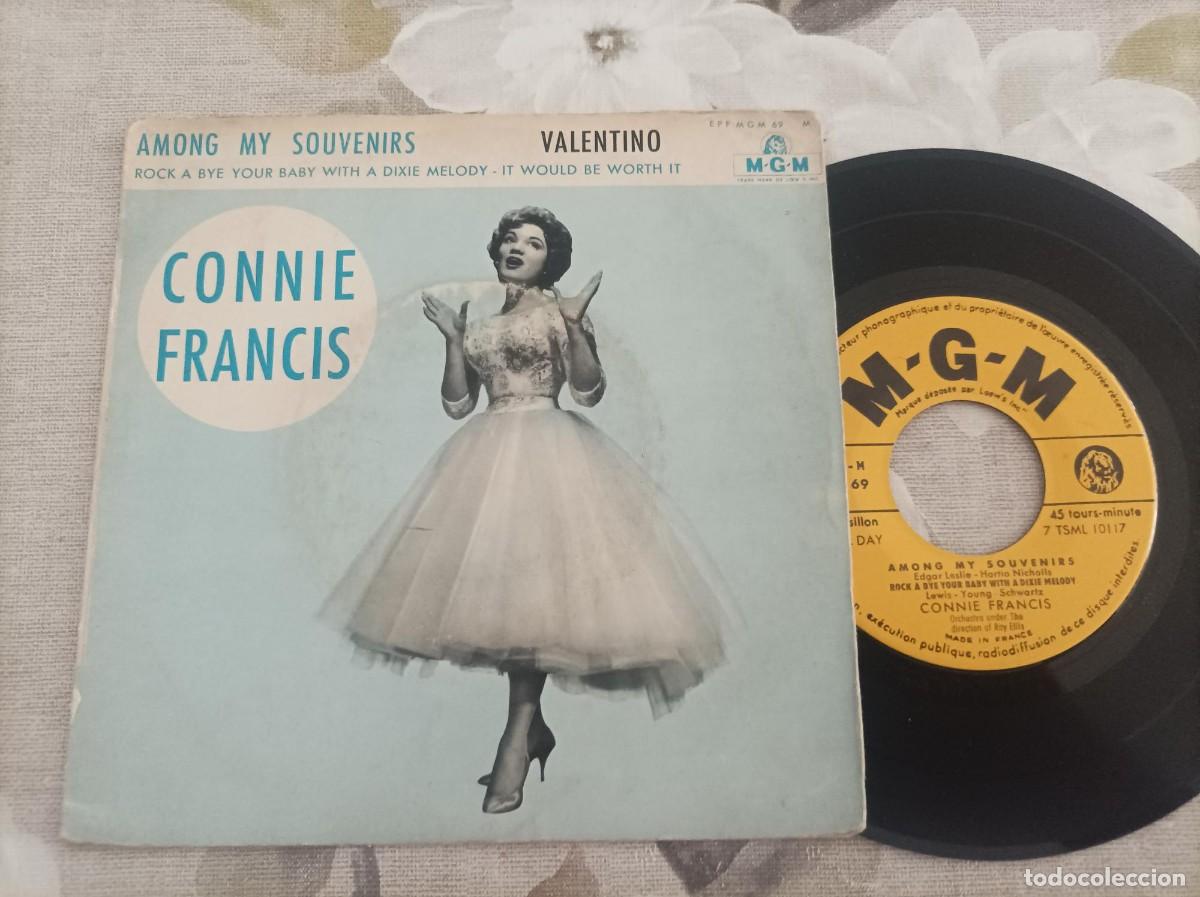 Discos de vinilo: Connie Francis ep among my souvenirs