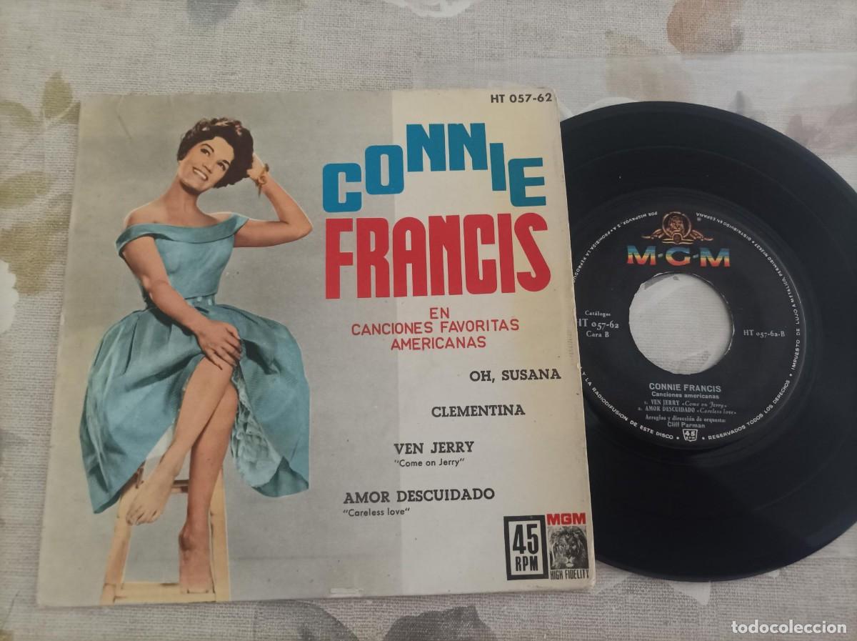 Discos de vinilo: Connie Francis ep canciones americanas