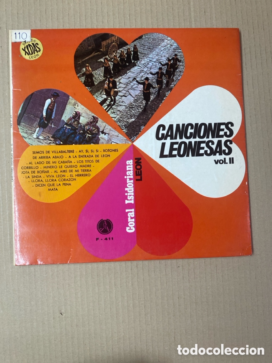 Discos de vinilo: LP CANCIONES LEONESAS VOL. II. CORAL ISIDORIANA DE LE&Oacute;N. Gatefold.