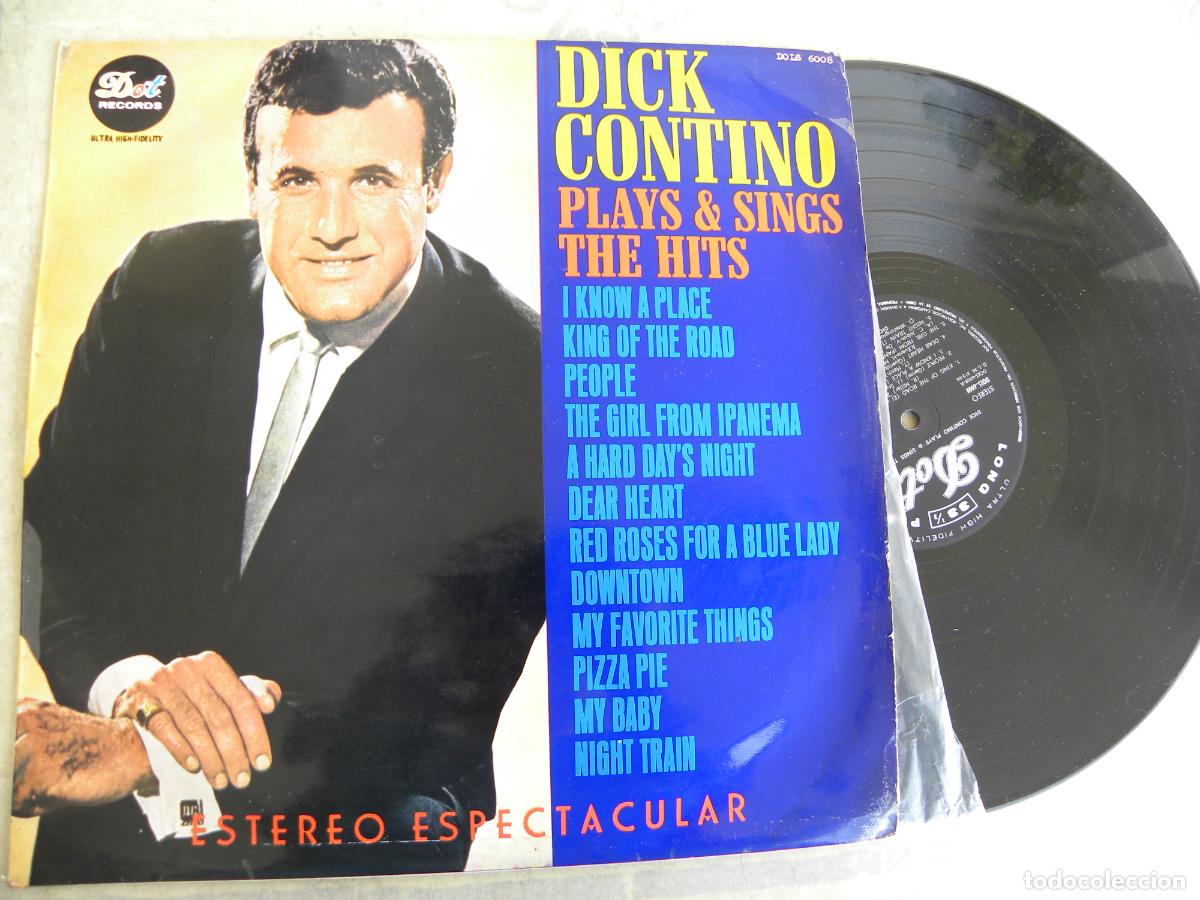Discos de vinilo: DICK CONTINO -PLAYS & SINGS THE HITS -LP 1966 SPAIN