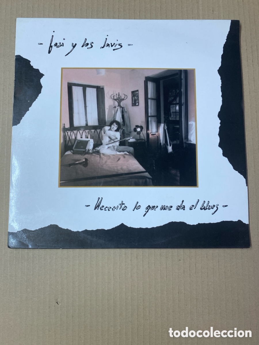 Discos de vinilo: LP JOSI Y LOS JAVIS. NECESITO LO QUE ME DA EL BLUES. Incluye insert firmado por la banda.