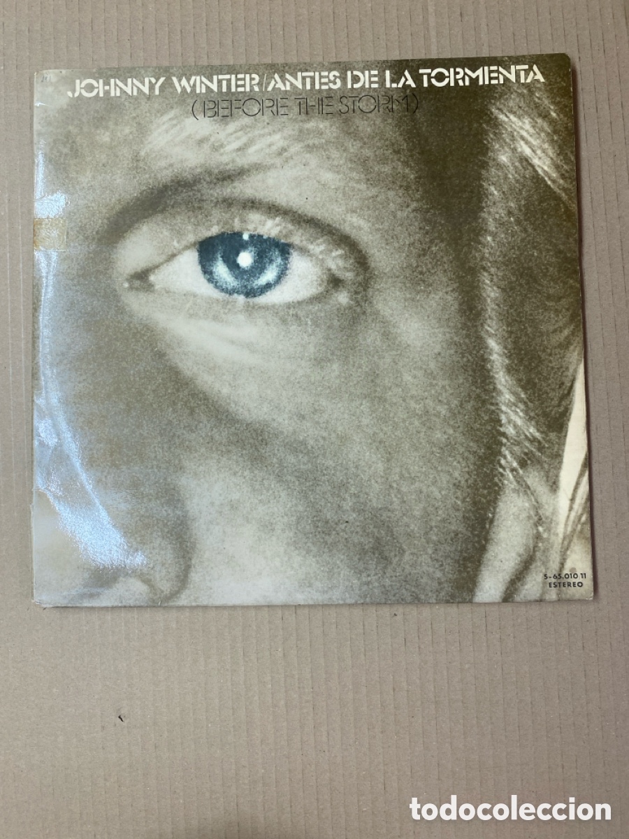 Discos de vinilo: 2xLP JOHNNY WINTER. ANTES DE LA TORMENTA (BEFORE THE STORM). Gatefold