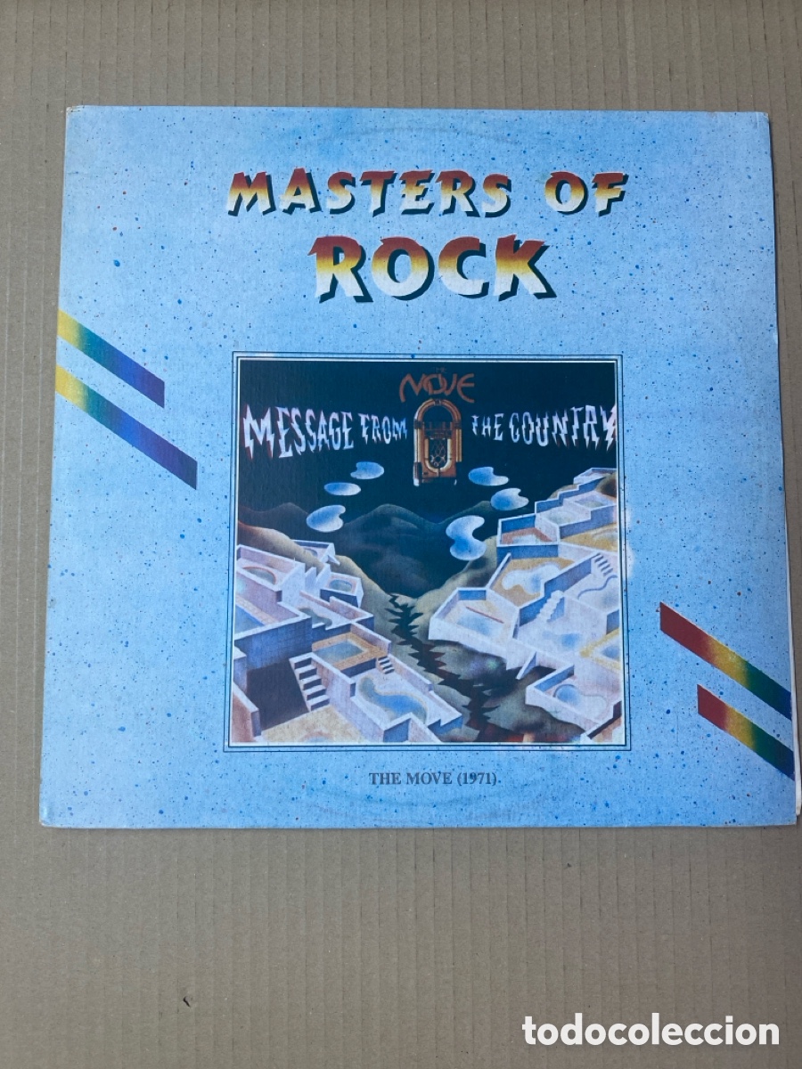 Discos de vinilo: LP M&Aacute;STERS OF ROCK. THE MOVE. MESSAGE FROM THE COUNTRY