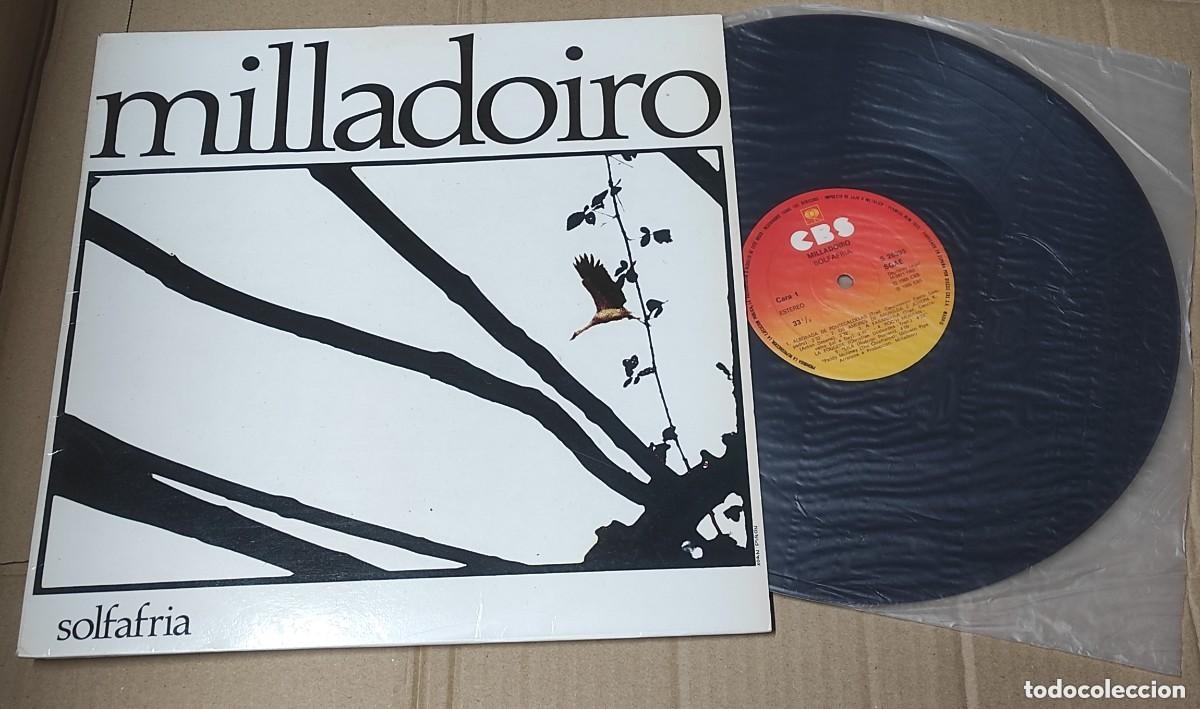 Discos de vinilo: LP Solfafria Milladoiro Madrid 1985