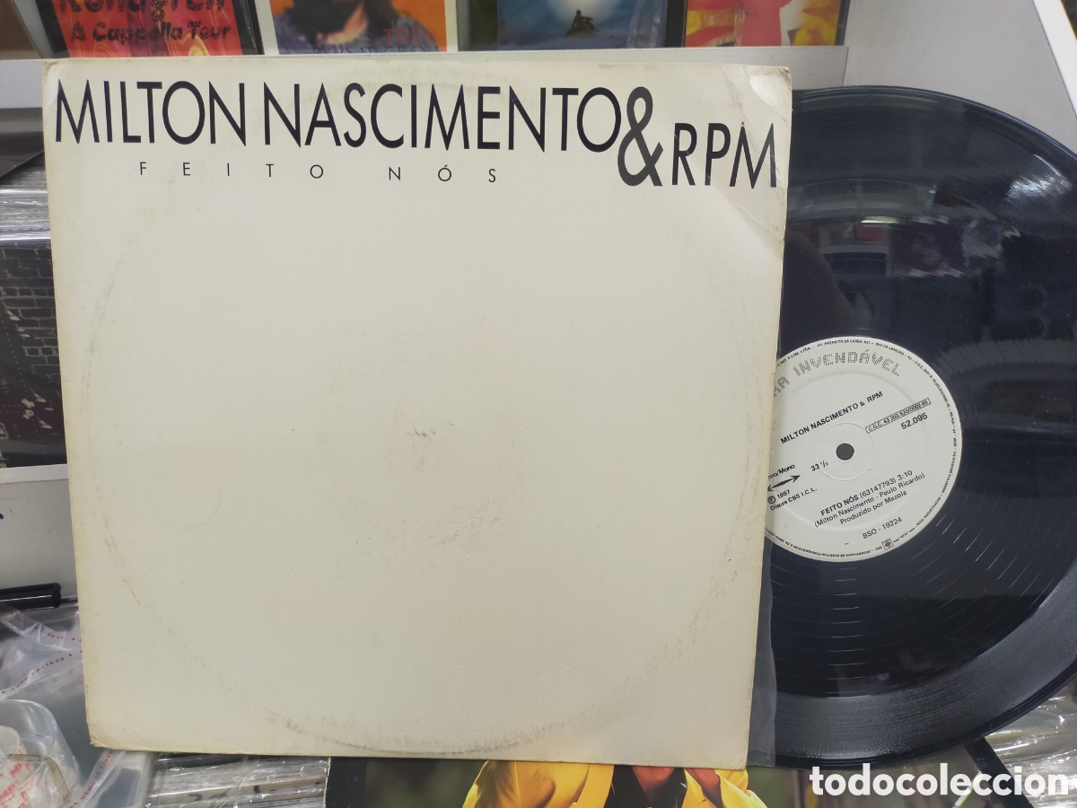 Discos de vinilo: Milton nascinento Maxi promocional por una sola cara feito nos Brasil 1987