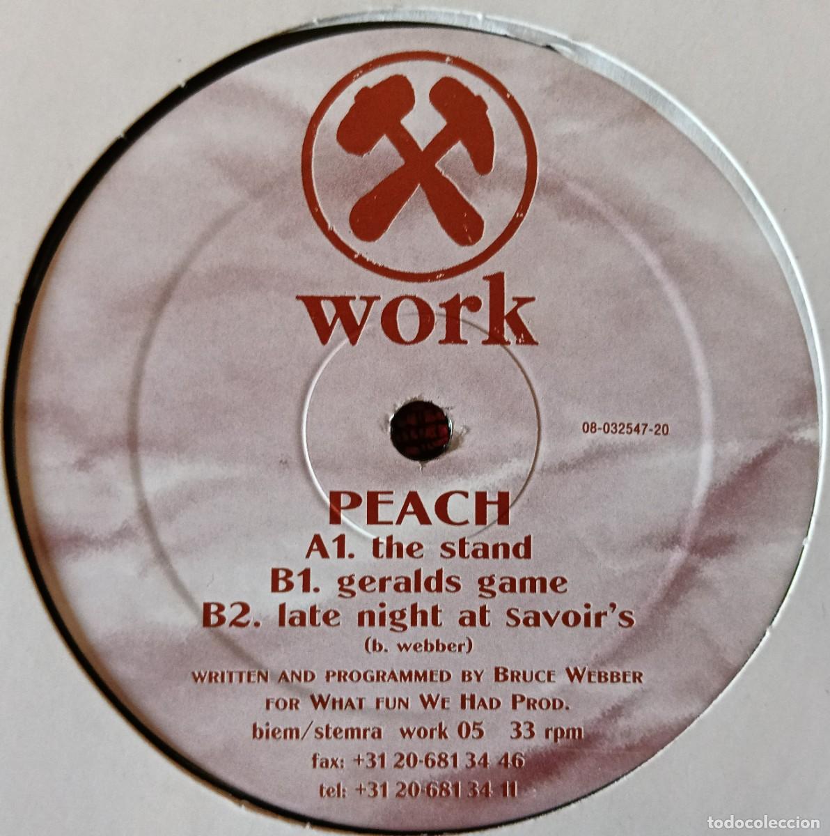 Discos de vinilo: PEACH ** The Stand ** MAXI SINGLE VINILO HOLANDA 1994 - Foto 2