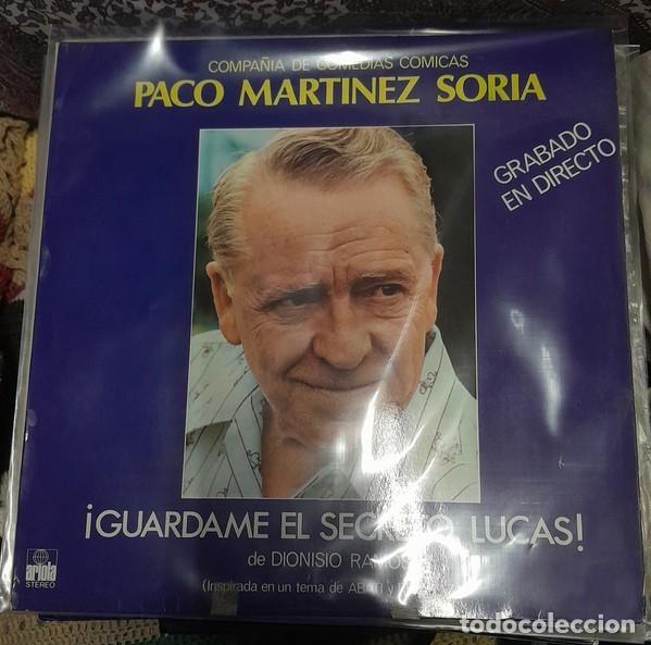 Discos de vinilo: Paco Martinez Soria &ndash; &iexcl;Gu&aacute;rdame El Secreto Lucas!