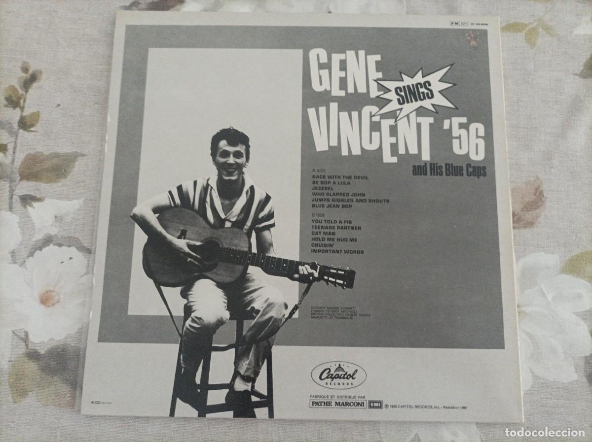 Discos de vinilo: Gene Vincent sings 56 reedicion - Foto 2
