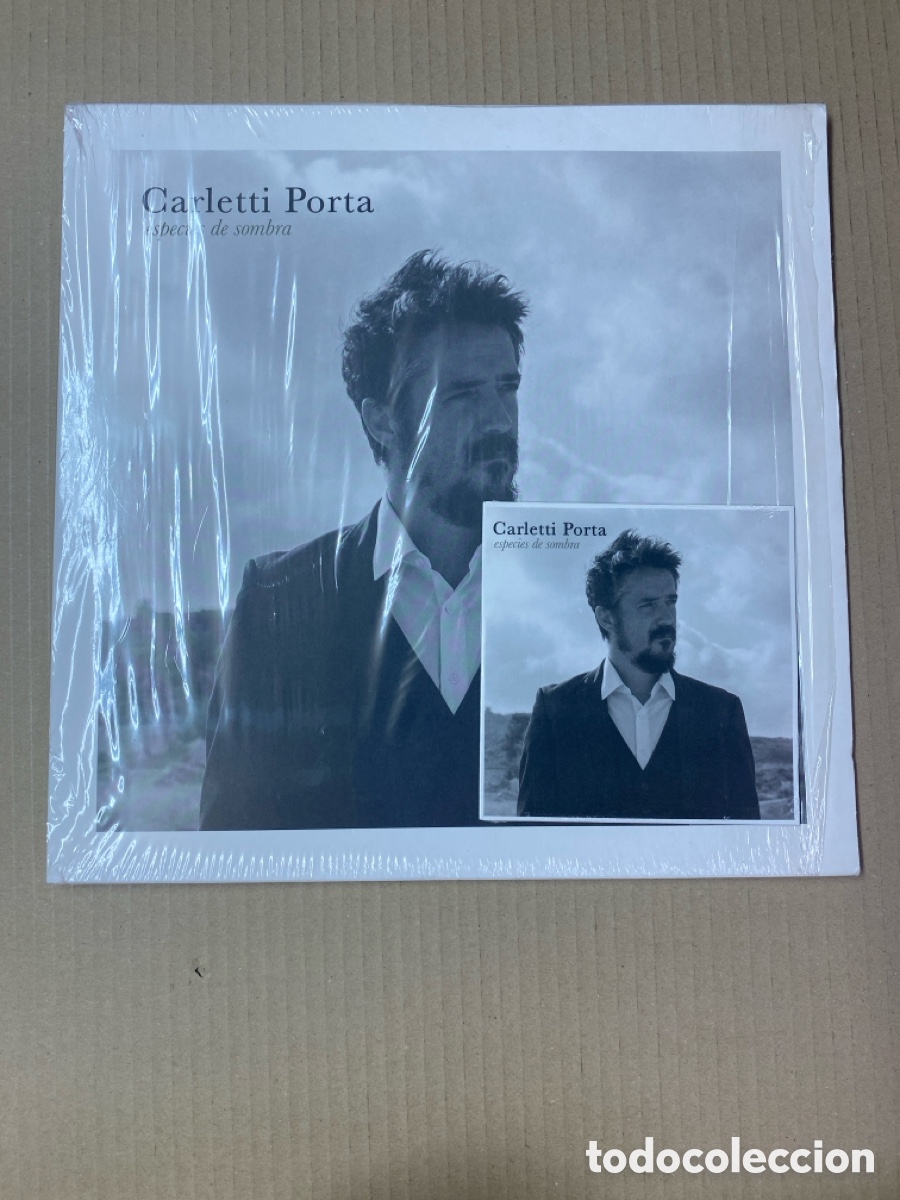 Discos de vinilo: LP + CD CARLETTI PORTA. ESPECIES DE SOMBRA. FIRMADO POR EL ARTISTA.