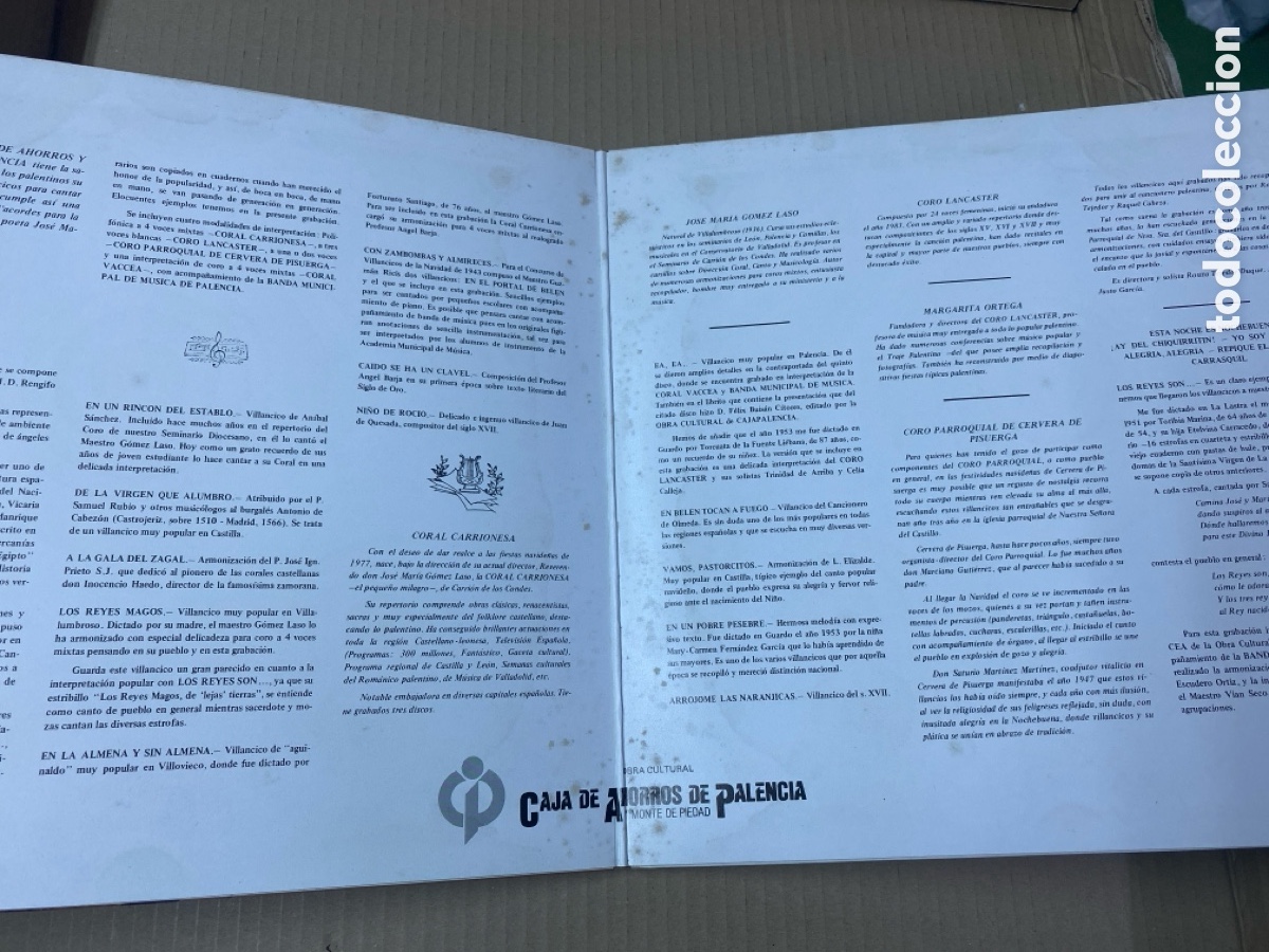 Discos de vinilo: LP VILLANCICOS EN PALENCIA. - Foto 3