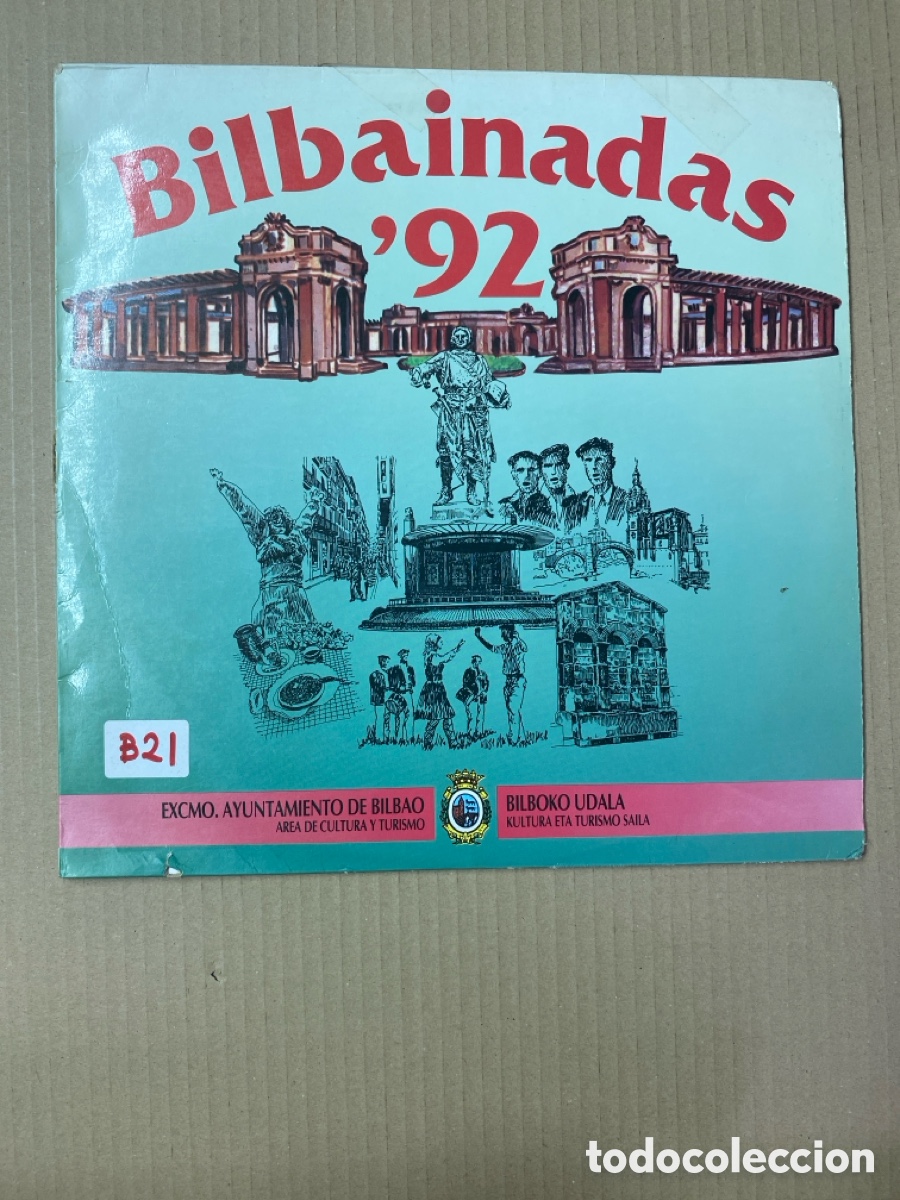 Discos de vinilo: LP BILBAINADAS &ldquo;92. BILBOKO UDALA.