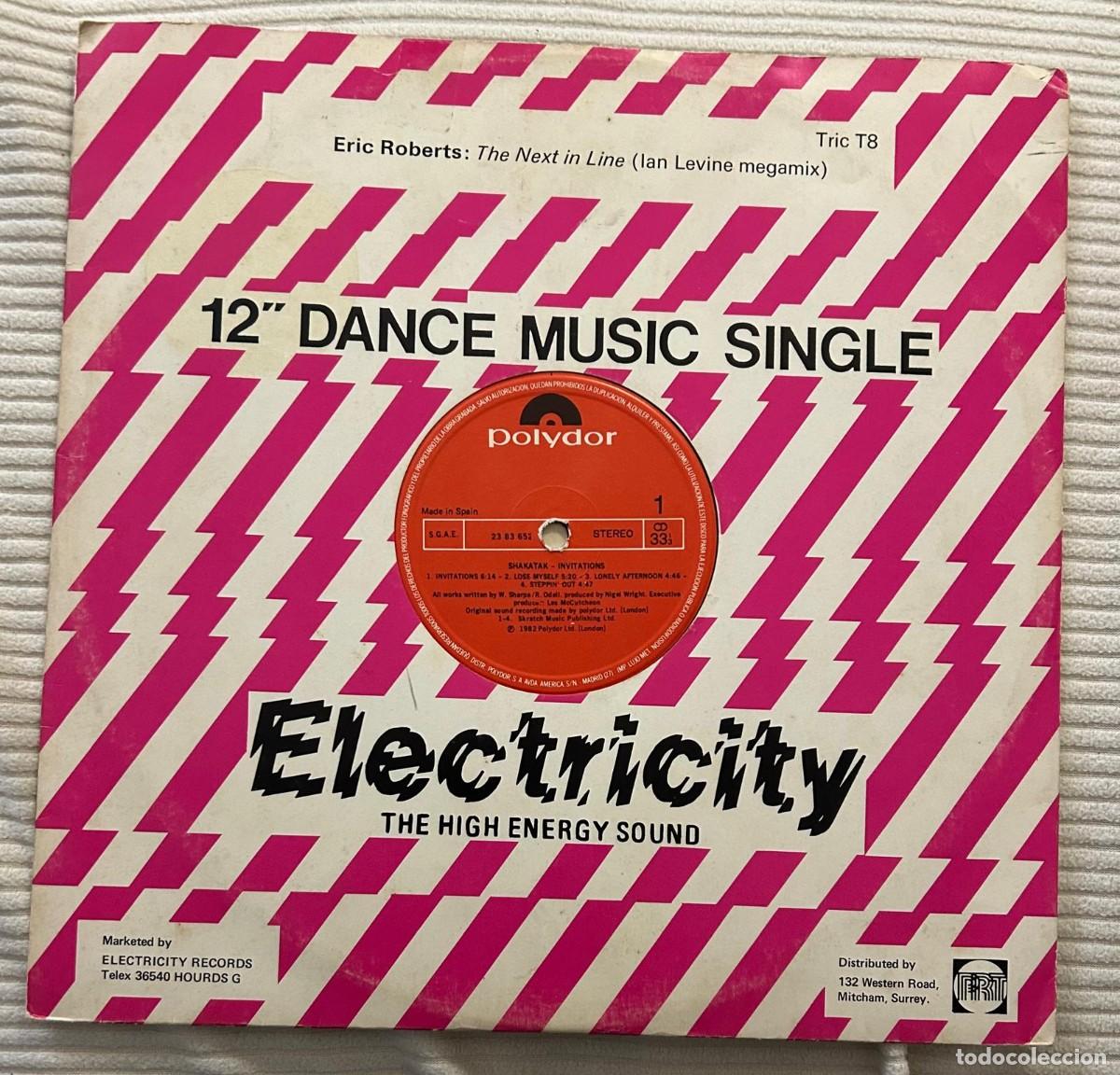 Discos de vinilo: ERIC ROBERTS - ELECTRECITY - THE NEXT IN LINE