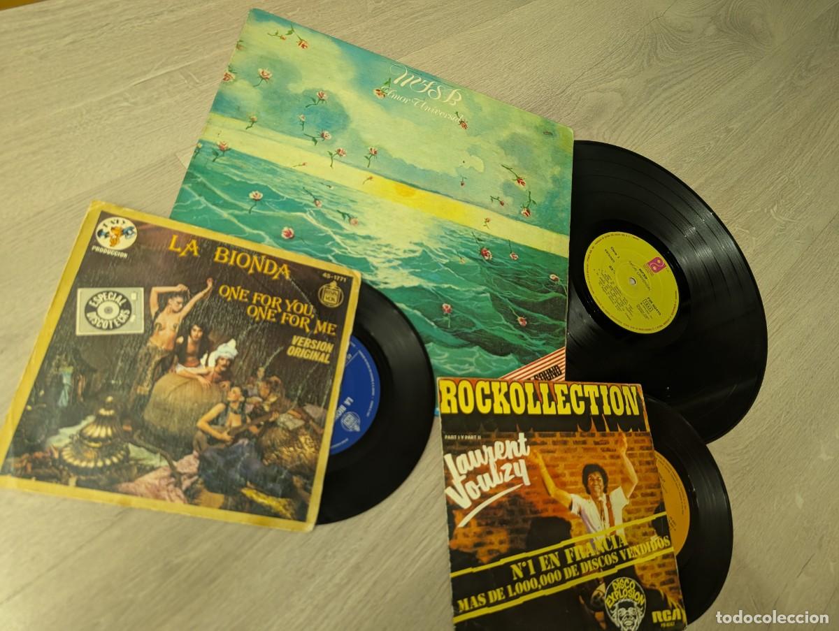 Discos de vinilo: MFSB - AMOR UNIVERSAL ..LP GATEFOLD DE 1975 - EL SONIDO FILADELFIA .. ESPA&Ntilde;OL + 2 SINGLES DE HIT
