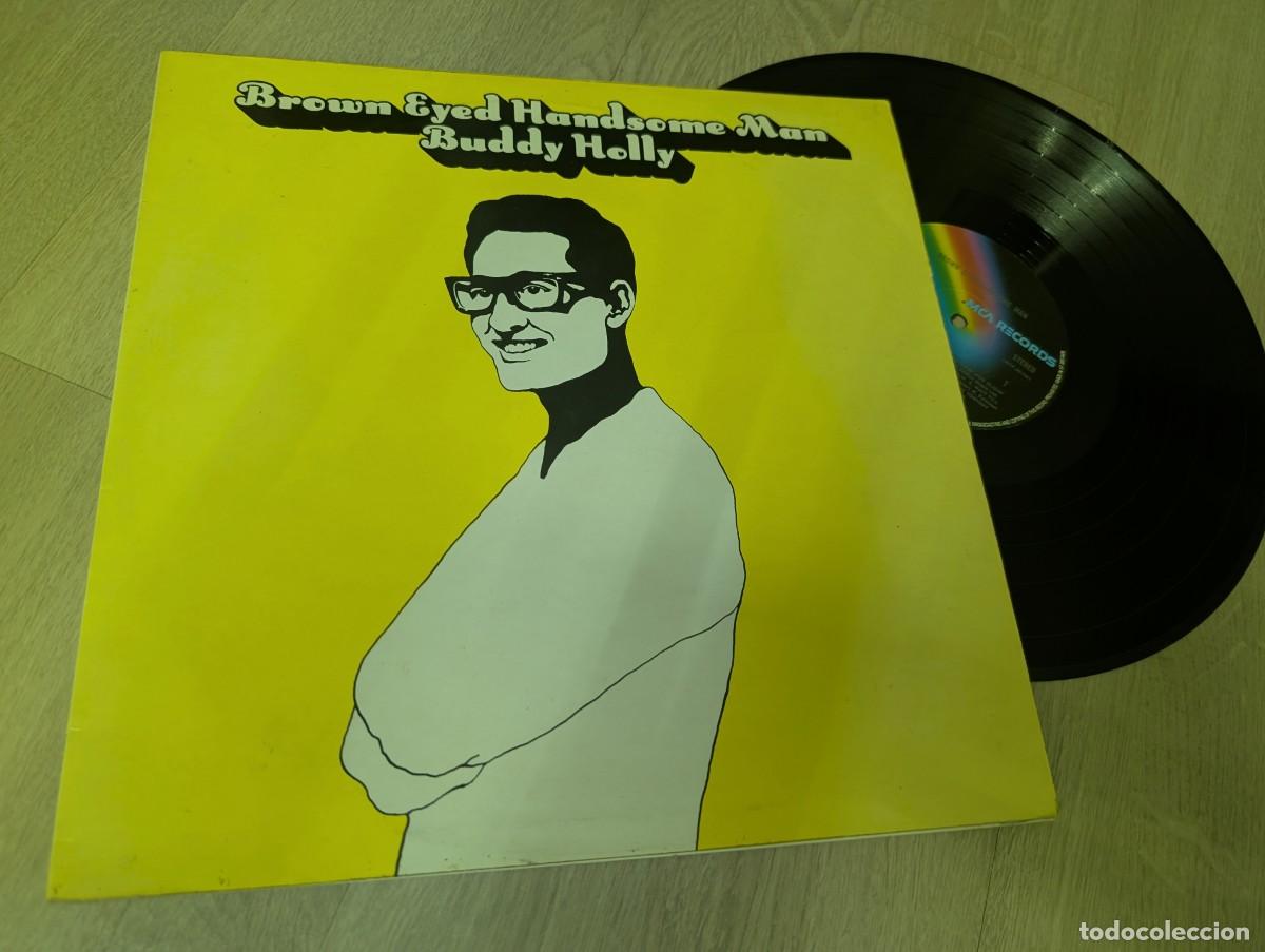 Discos de vinilo: BUDDY HOLLY - BROWN EYED HANDSOME MAN ..LP DE MCA RECORDS DE 1&ordf; EDICION .U.K . A&Ntilde;OS 60