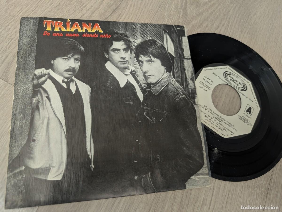 Discos de vinilo: TRIANA - DE UNA NANA SIENDO UN NI&Ntilde;O .. SINGLE DE 1983 - EDICION PROMOCIONAL - MOVIEPLAY