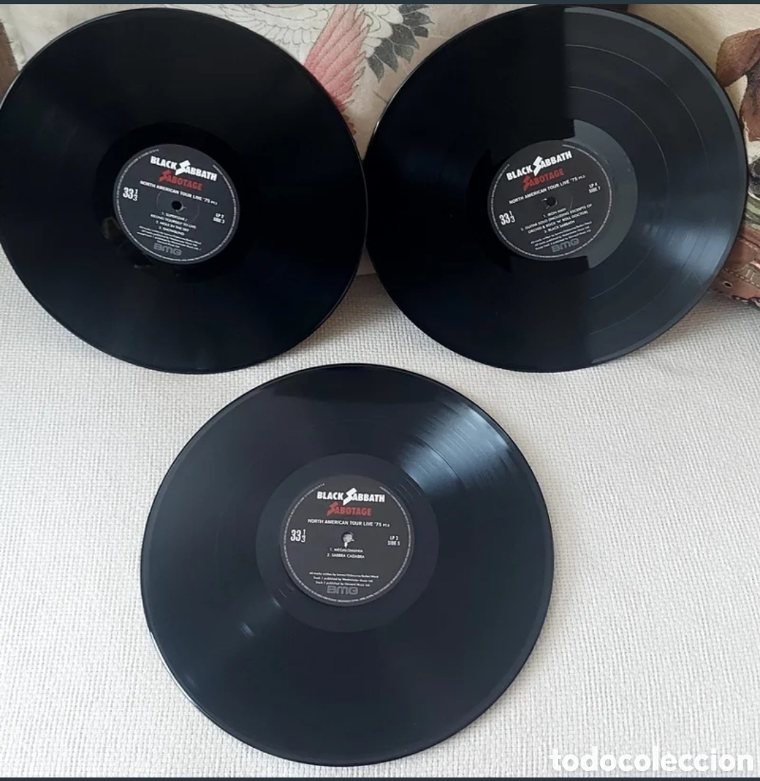 Discos de vinilo: Black Sabbath Live 1975 - Foto 5