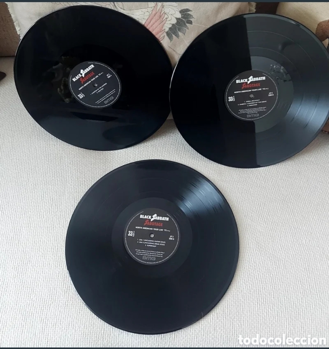 Discos de vinilo: Black Sabbath Live 1975 - Foto 6