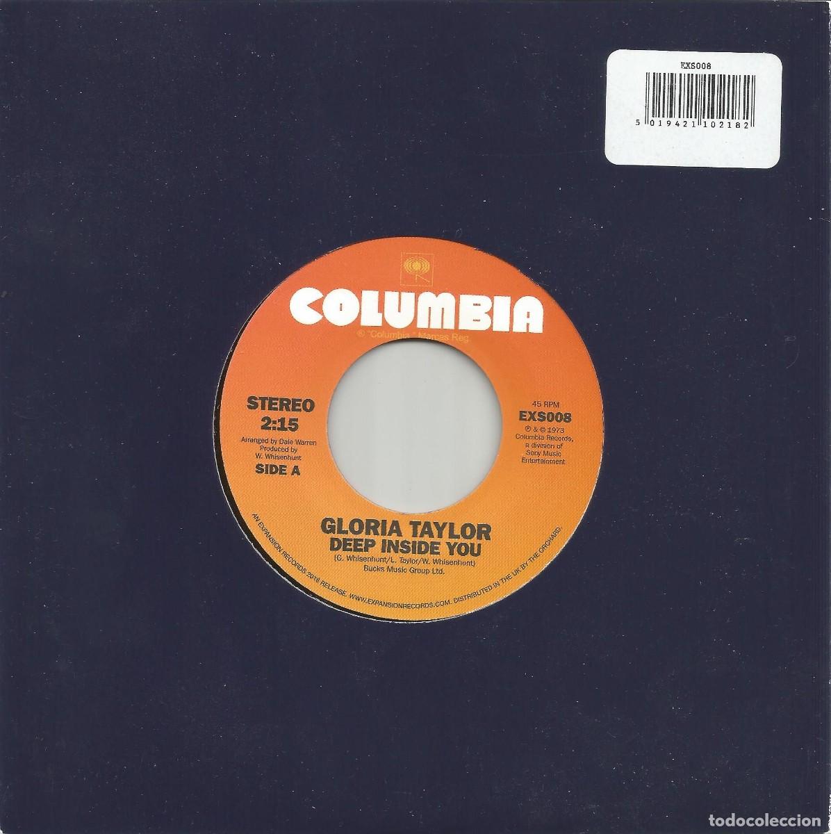 Discos de vinilo: Gloria Taylor &lrm;&ndash; Deep Inside You / World That's Not Real - Reedici&oacute;n (Expansion, 2018) - 7&rdquo; - Soul