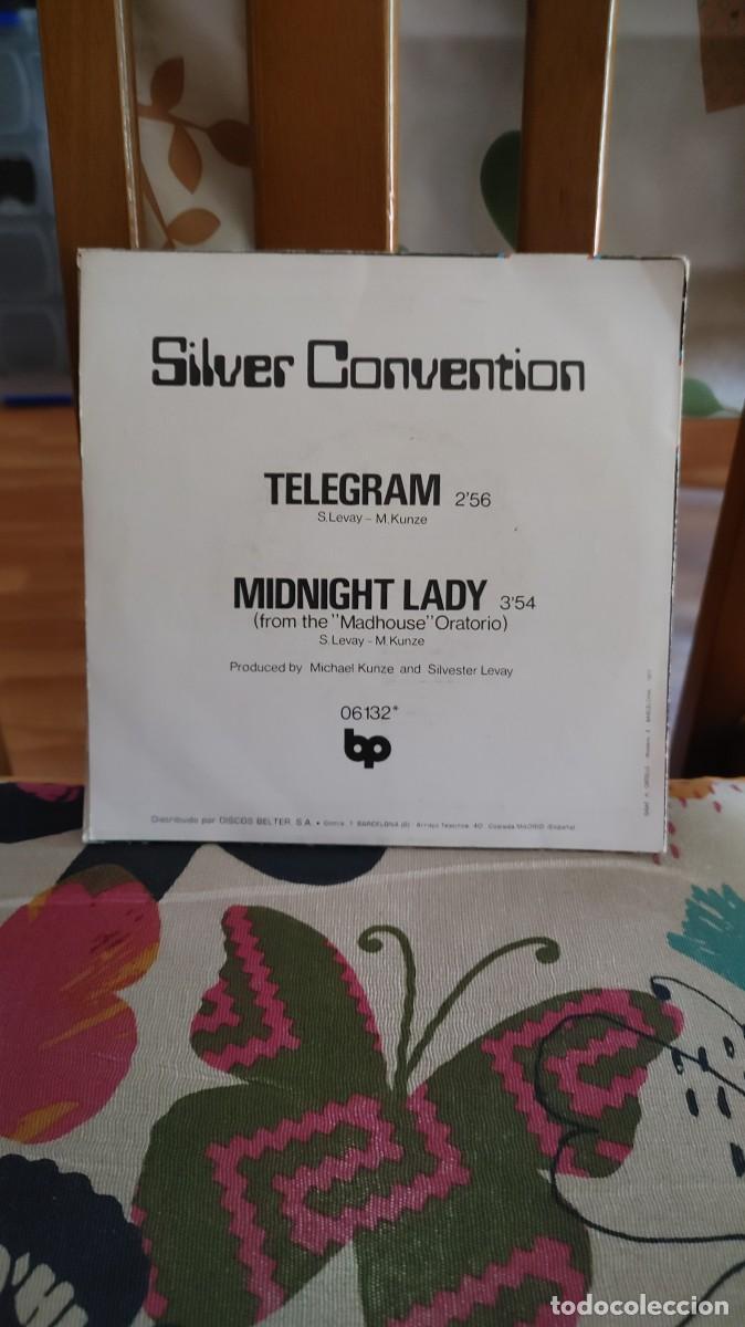 Discos de vinilo: SILVER CONVENTION-SINGLE TELEGRAM-EUROVISION 77 - Foto 2