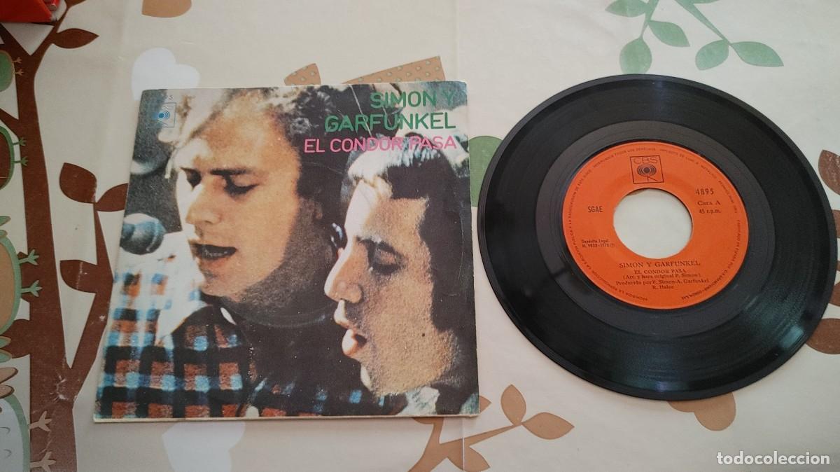Discos de vinilo: SIMON & GARFUNKEL-SINGLE EL CONDOR PASA