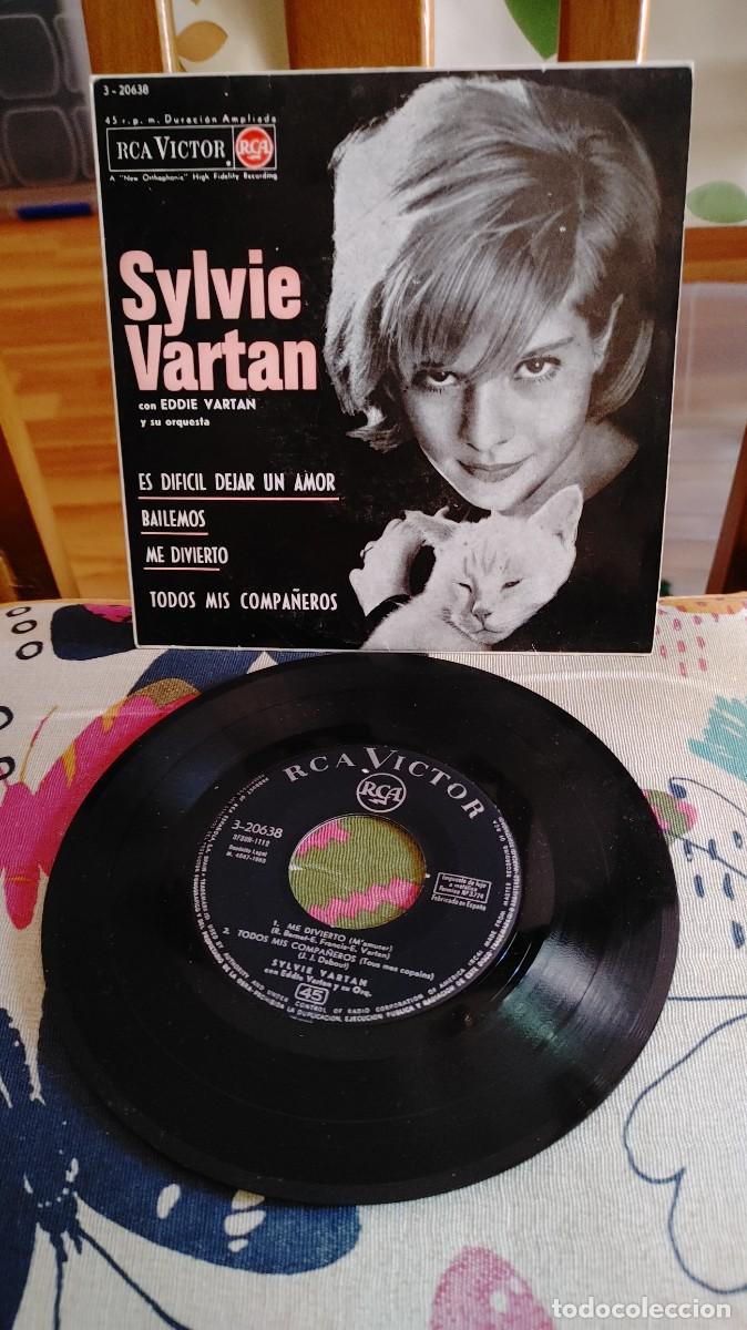 Discos de vinilo: SYLVIE VARTAN-EP ES DIFICIL DEJAR UN AMOR +3
