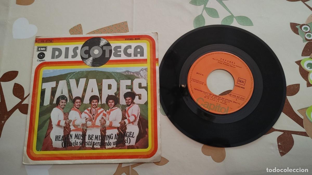 Discos de vinilo: TAVARES-SINGLE HEAVEN MUST BE MISSING AN ANGEL