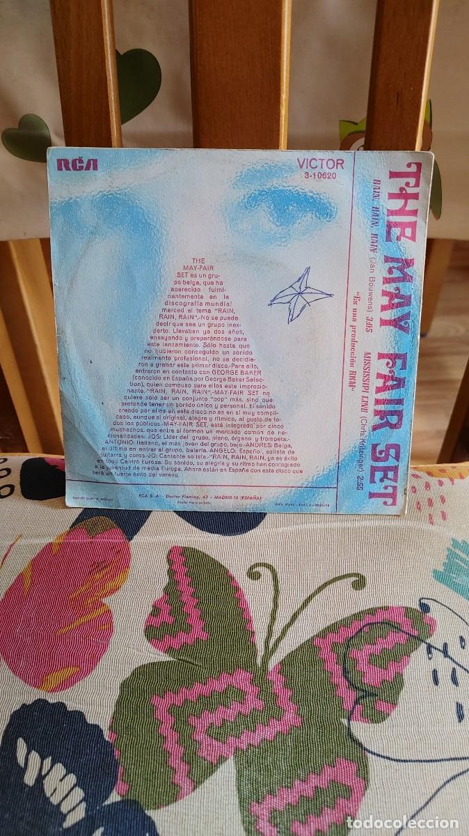 Discos de vinilo: THE MAY FAIR SET-SINGLE RAIN RAIN RAIN - Foto 2