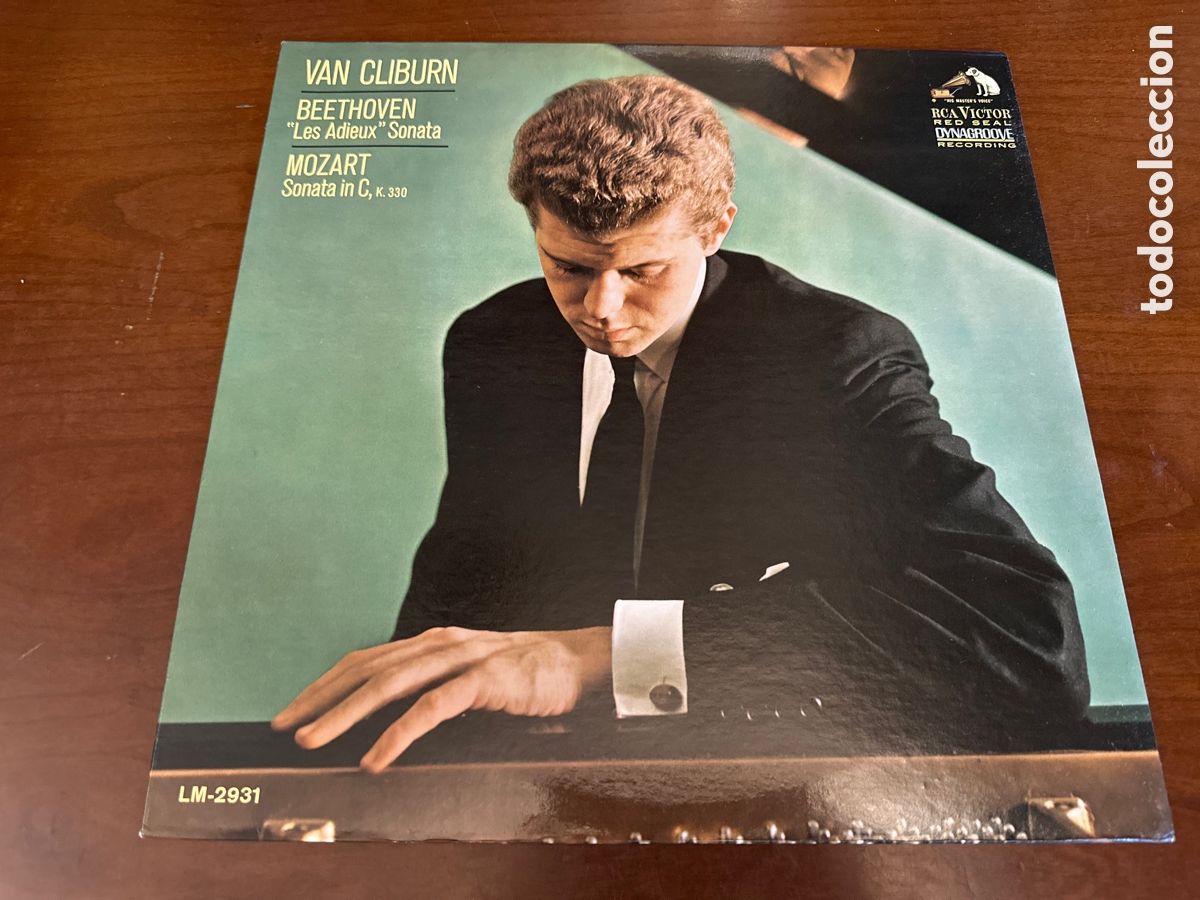 Discos de vinilo: VAN CLIBURN - BEETHOVEN -MOZART-LP -RCA VICTOR 1966 USA
